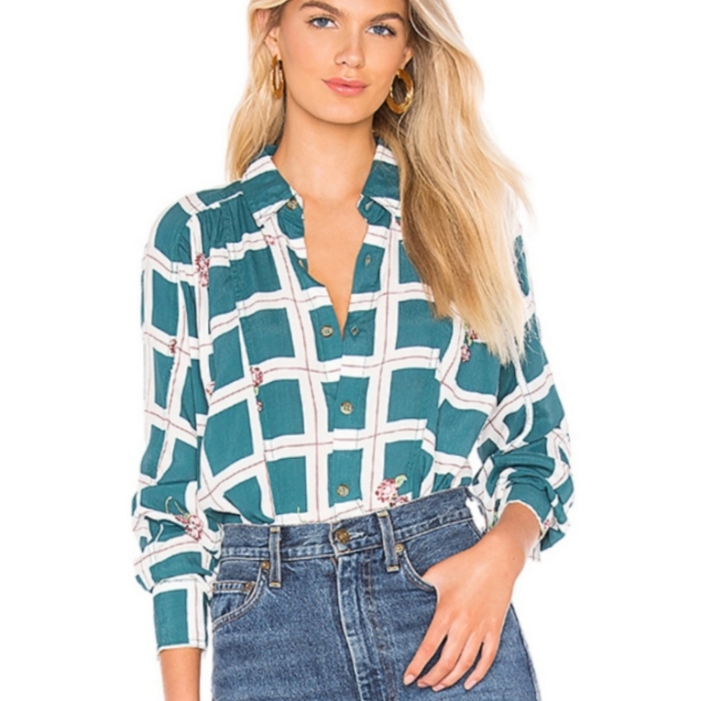 NEW Frew People Window to my heart Blouse